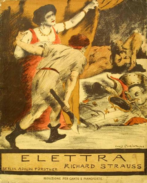 Titelblatt zu Richard Strauss „Elektra“