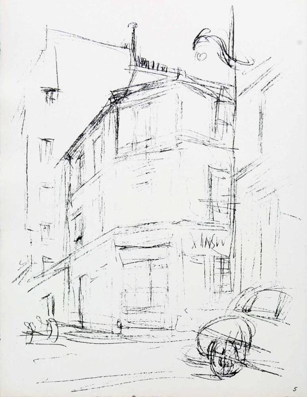 Straßenecke Rue Hippolyte-Maindron/Rue du Moulin Vert, an der Diego wohnt und arbeitet