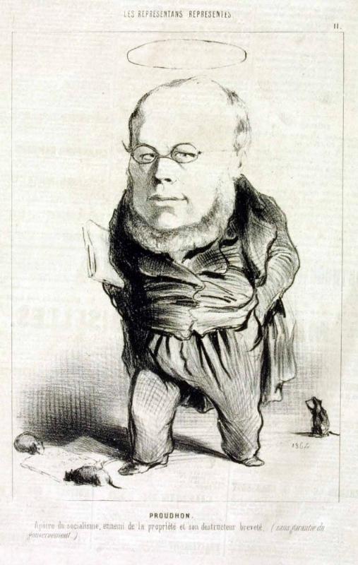 Proudhon. Apôte du socialisme, ennemi de la propriété et son destructeur breveté (sans garantie du gouvernement).