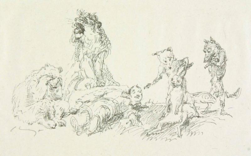 28. Illustrationen zu dem Märchen „Die zwei Brüder“