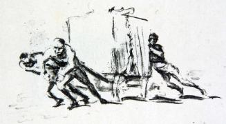 Transport des Marmorblockes