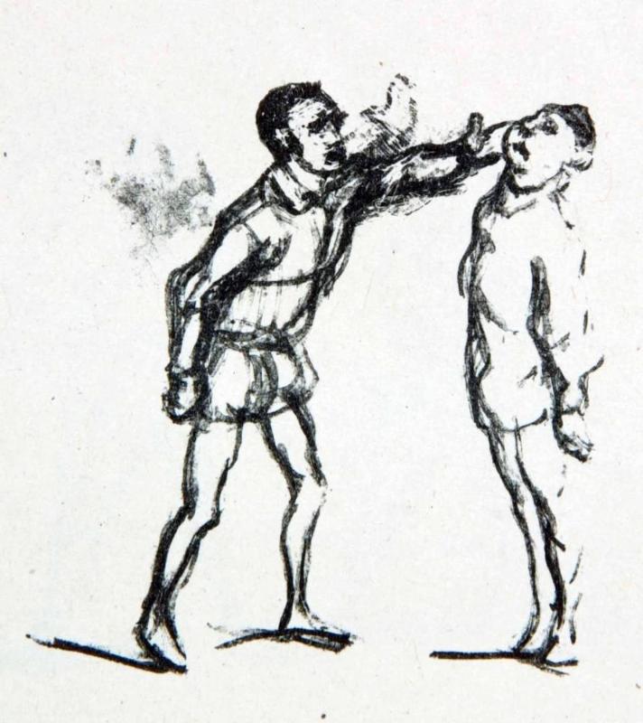 Der Herzog ohrfeigt Bernardone