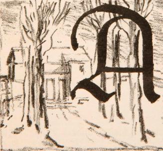Initial A (Ansiedlerhaus) zum 4. Kapitel