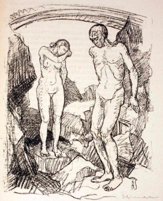 Illustration zu August Strindberg „Der Vater“ zwischen Seite 46 und 47