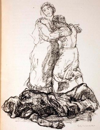 Illustration zu August Strindberg „Der Vater“ zwischen Seite 64 und 65