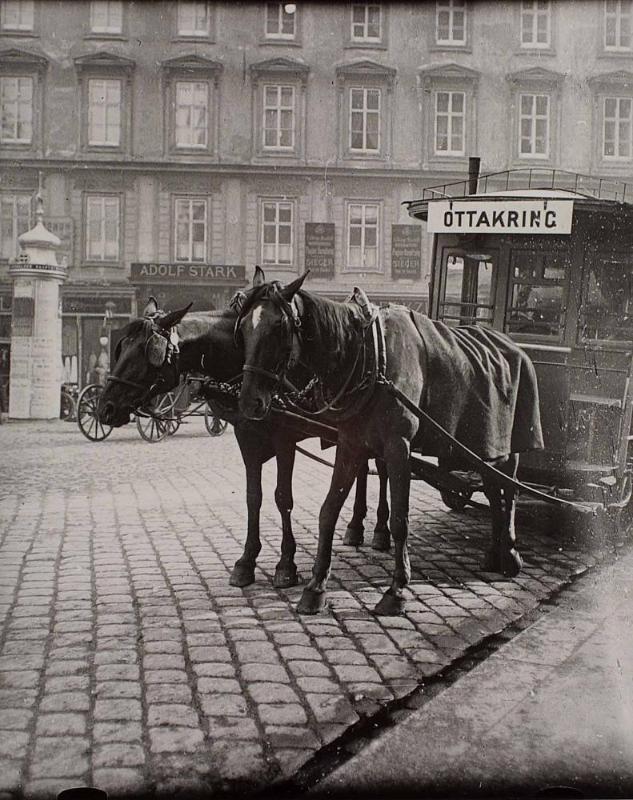 Pferde-Tramway nach Ottakring