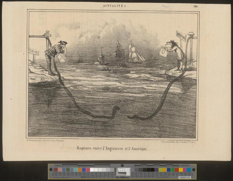 Rupture entre l’Angleterre et l’Amerique