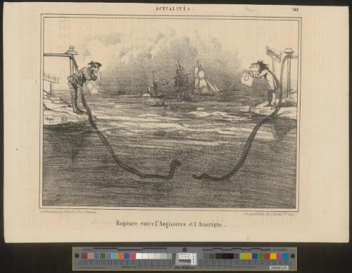 Rupture entre l’Angleterre et l’Amerique