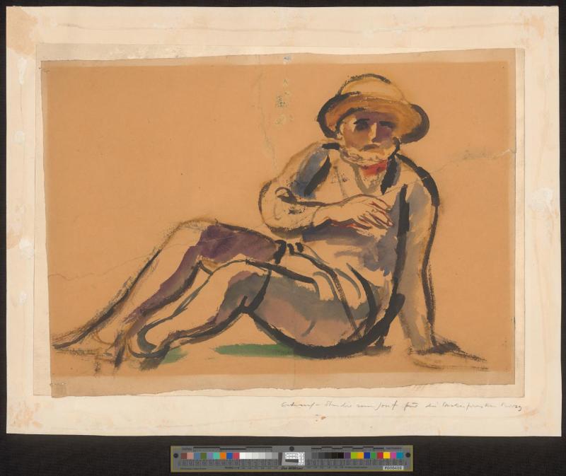 Studie zu „Josef in der Rast auf der Flucht“