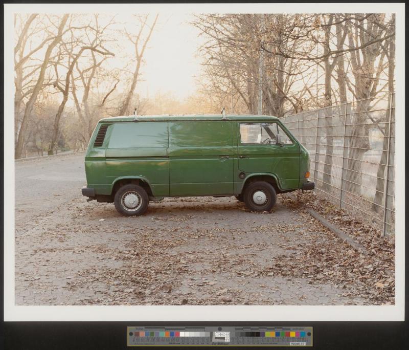 Grüner VW-Transporter, Düsseldorf