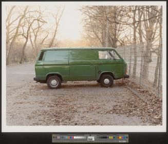 Grüner VW-Transporter, Düsseldorf