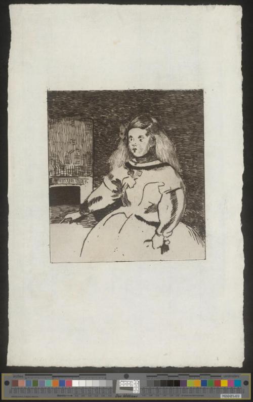 L'Infante Marguerite d'après Velazquez