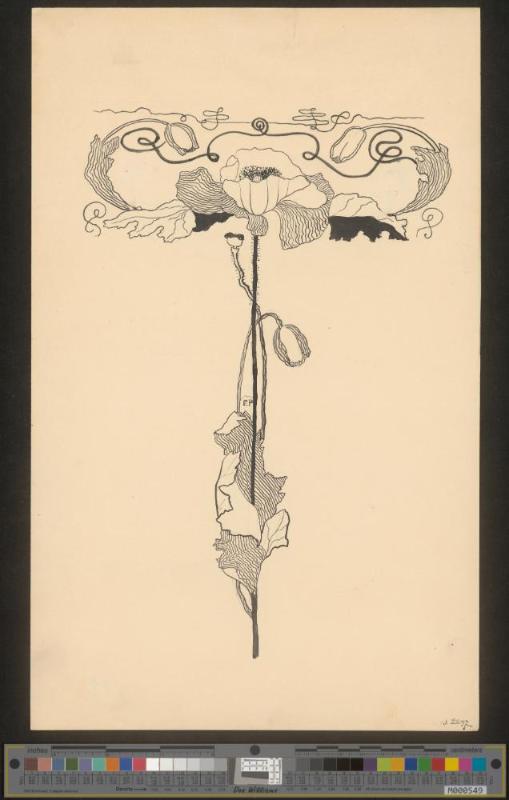Floraler Entwurf