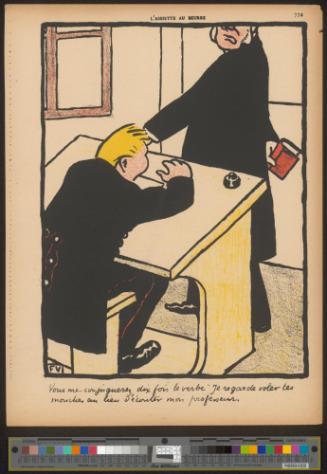 Vous me conjuguerez dix fois le verbe »Je regarde voler les mouches au lieu d’écouter mon professeur«