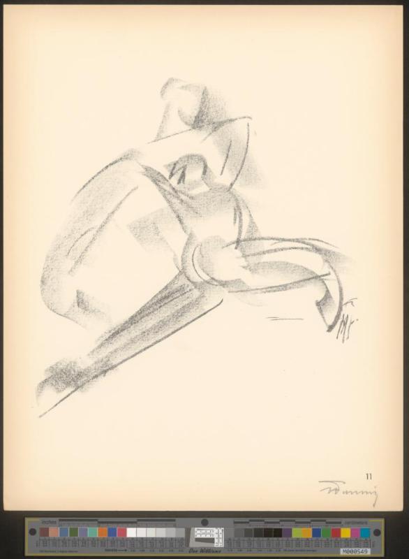 Blatt 11 des Zyklus „Der Tänzer Harald Kreutzberg“