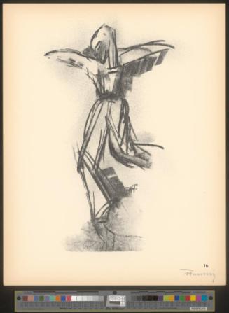 Blatt 16 des Zyklus „Der Tänzer Harald Kreutzberg“
