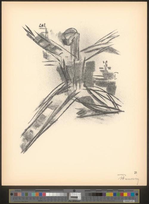 Blatt 21 des Zyklus „Der Tänzer Harald Kreutzberg“