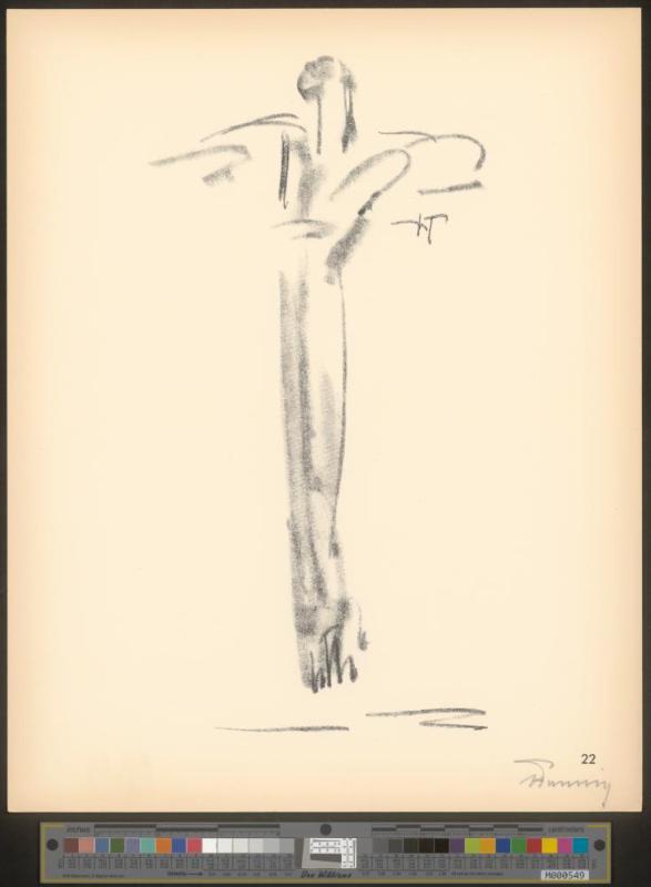 Blatt 22 des Zyklus „Der Tänzer Harald Kreutzberg“