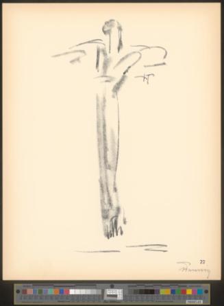 Blatt 22 des Zyklus „Der Tänzer Harald Kreutzberg“