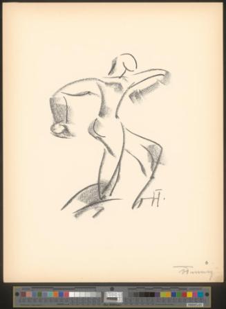 Blatt 6 des Zyklus „Der Tänzer Harald Kreutzberg“