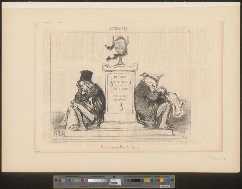Vue prise au Père Lachaise