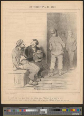 Je compte sur vous pour signer ma pétition pour l'abolition de la peine de mort... - C'est pas assez, m'sieu... moi j'veux signer une pétition pour l'abolition d'toutes les punitions.
