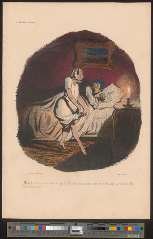 Ma belle-mère m'avait bien dit que sa fille était somnambule, mais elle ne m'avait pas confié qu'elle dansait le cancan