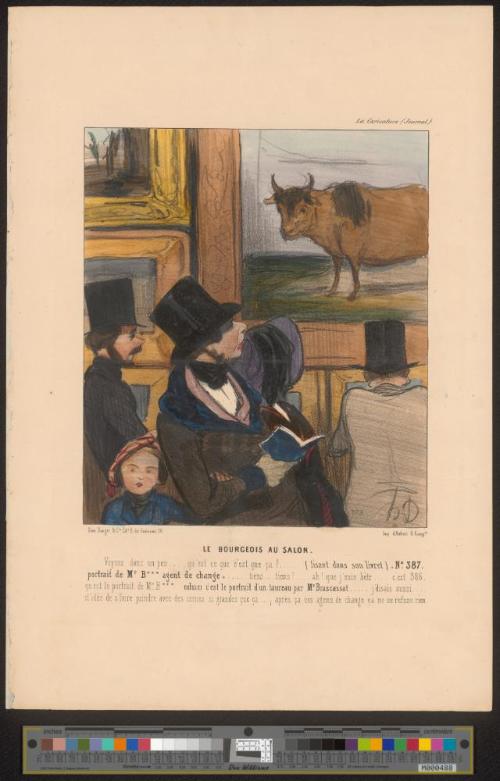 Le bourgeois au salon.