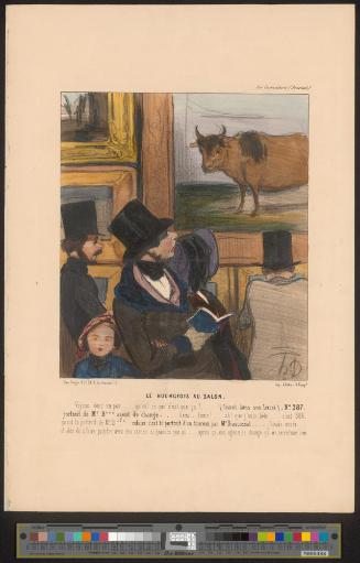 Le bourgeois au salon.