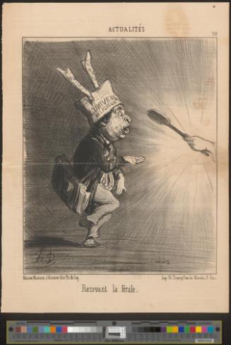 Recevant la férule.