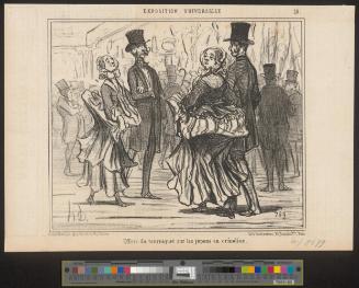 Effets du tourniquet sur les jupons en crinoline.