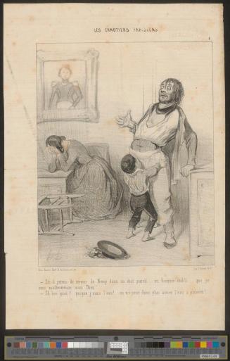 Est-il permis de revenir de Bercy dans un état pareil... un homme établi... que je suis malheureuse mon Dieu!... 
- Eh ben quoi?.. puisque j'aime l'eau!.. on ne peut donc plus aimer l'eau à présent?...
