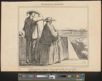 – Il me semble que j’aperçois là-bas un petit point noir qui remue … – Quel bonheur… c’est peut-être quelqu’un vient nous voir!