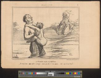 La première lecon de natation
