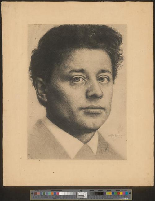 Portraitkopf eines jungen Mannes