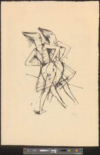 Blatt 12 des Zyklus „Tanz“