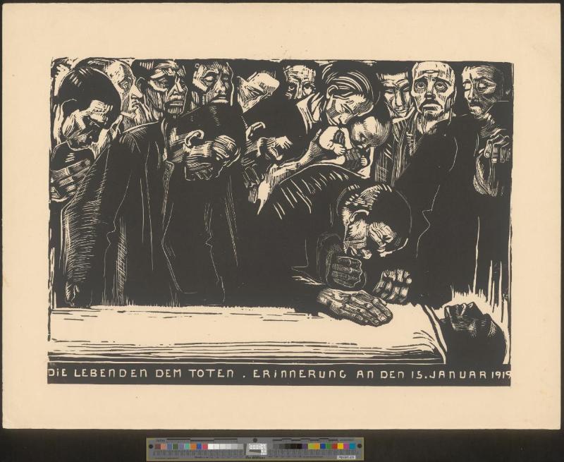 Gedenkblatt für Karl Liebknecht