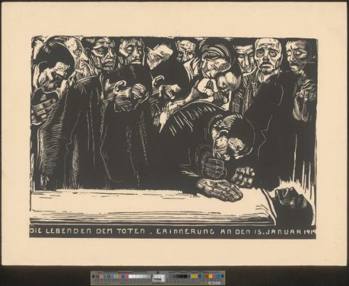Gedenkblatt für Karl Liebknecht
