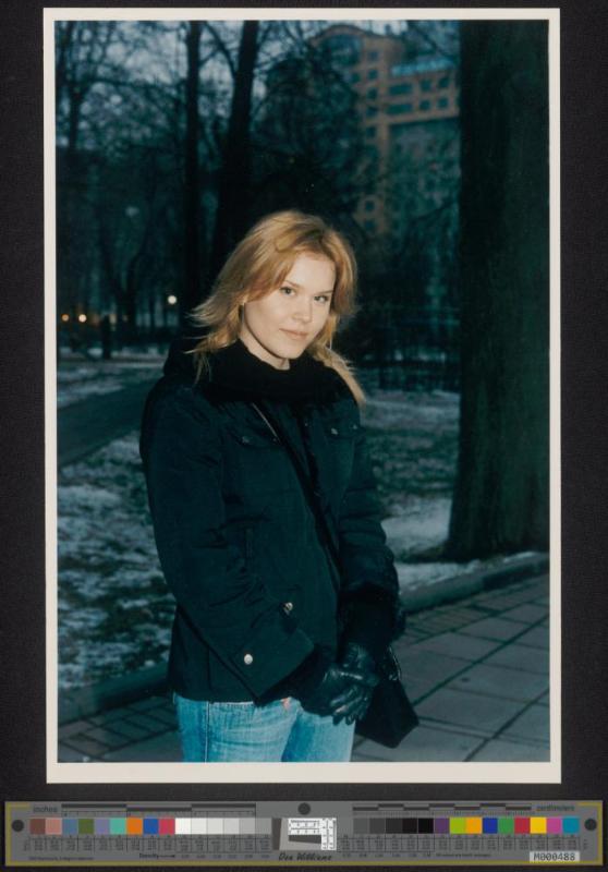Masha in a park near Frunsenskaja Metro Station, Moskau