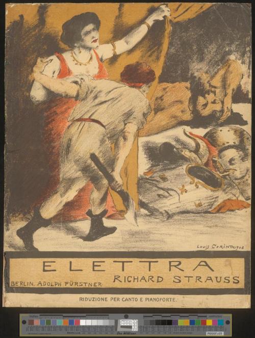 Titelblatt zu Richard Strauss „Elektra“