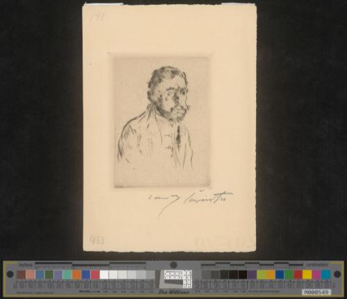 Bildnisstudie Heinrich Struck