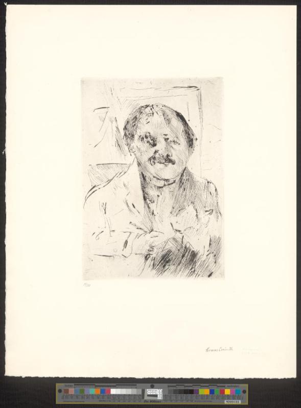 Self-portrait - sketching