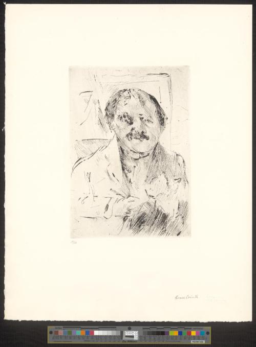 Self-portrait - sketching