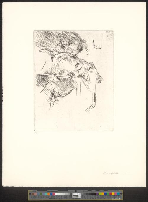 Sitting girl