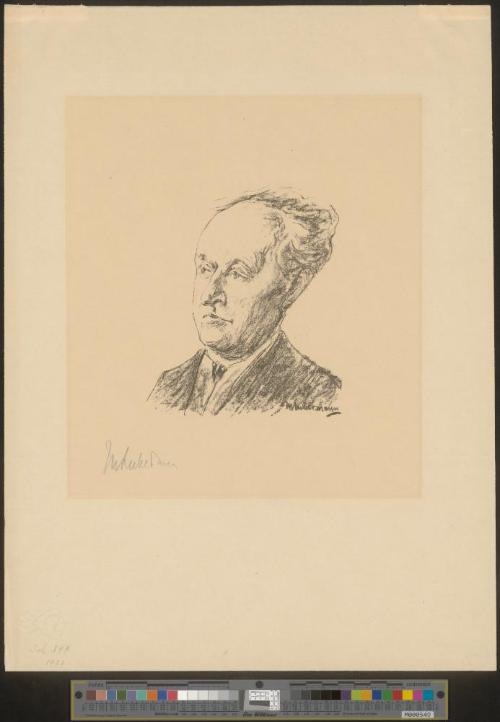 Porträt Gerhart Hauptmann