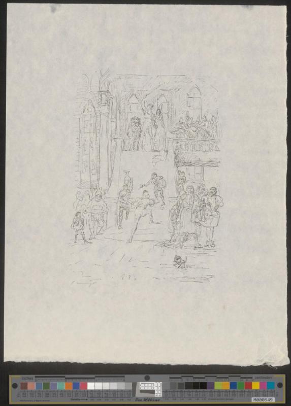 18. Illustration zu „Der Königssohn, der sich vor nichts fürchtet“