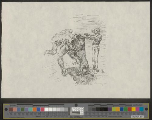6. Illustration zu „Der Königssohn, der sich vor nichts fürchtet“