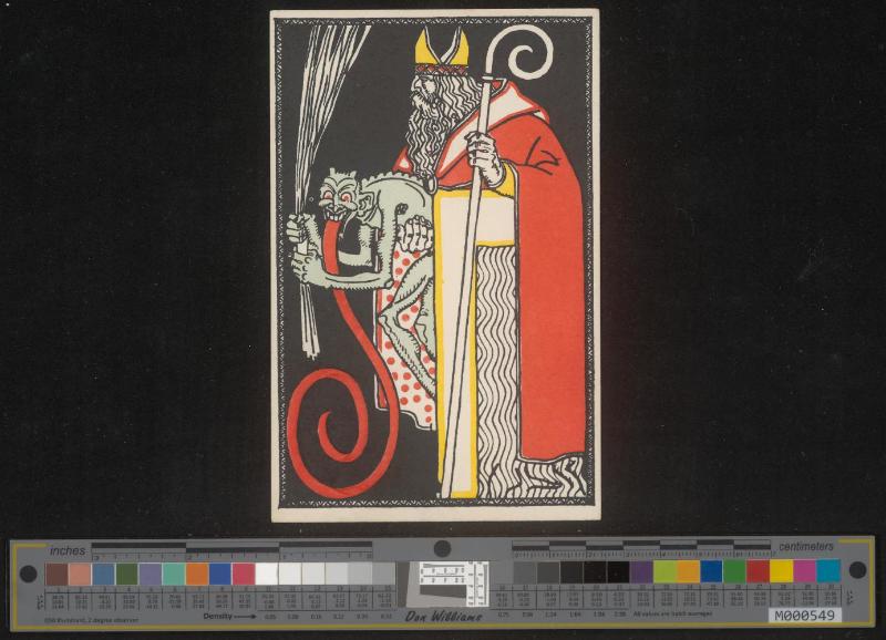 Nikolaus-Krampuskarte