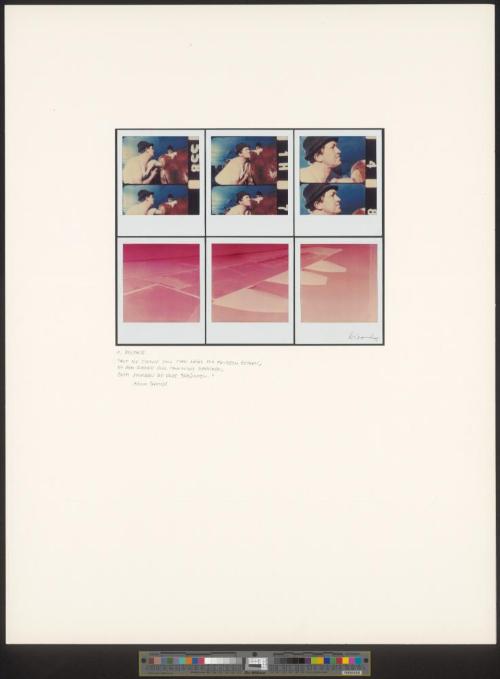 aus der Serie „First and Second Hand Realities (Myths). 10 polaroid poems"