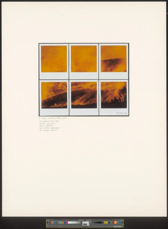 aus der Serie „First and Second Hand Realities (Myths). 10 polaroid poems"